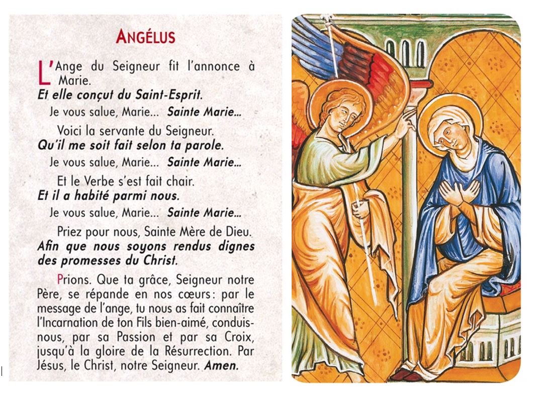 Angelus - Définition, signification et exemples sur MegaDico