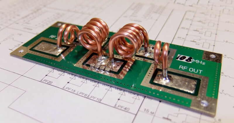 filtre passe bas conducteur