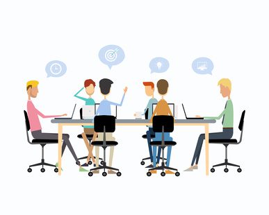 collaborer travailler en équipe megadico définition