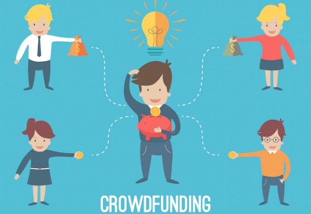 schéma du crowfunding capital, argent pour entrepreneur - Définition MegaDico