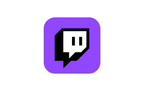 logo twitch bulle discussion sur fond violet  - Définition MegaDico