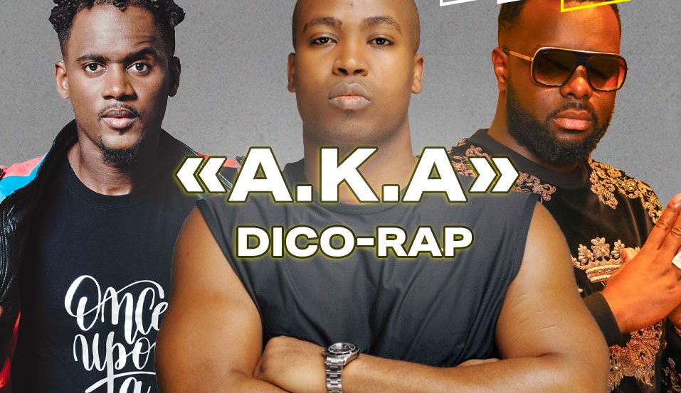 couverture de magasine avec black m rohff et maitre gims grands rappeurs francais avec ecrit dessus aka dico rap 