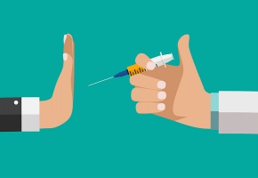 Une personne qui refuse un vaccin : antivax - définition megadico