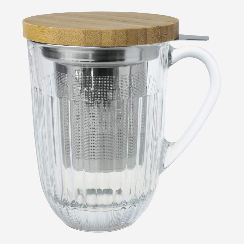 tasse pour tisane en verre