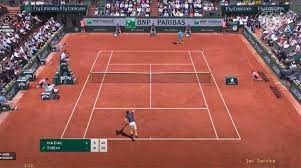 terrain de tennis roland garros jeu tennis