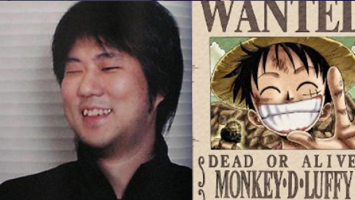 eichiiro oda luffy one piece wanted