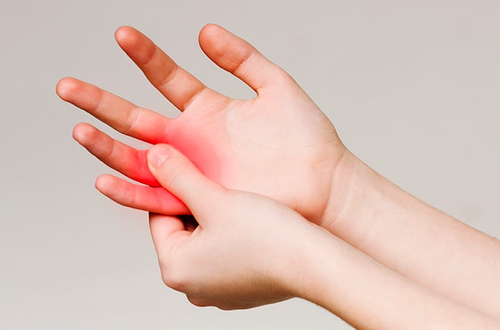 Doigt Rouge Main Enfler MegaDico Définition