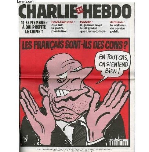 en tous cas Charlie hebdo Chirac orthographe Megadico