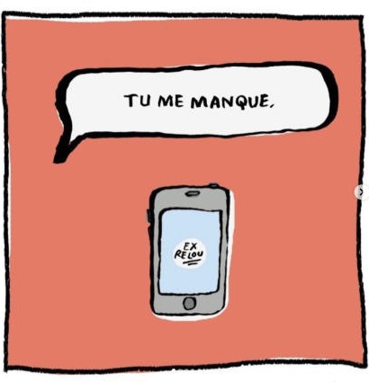 image drole avec sms tu me manques ex relou