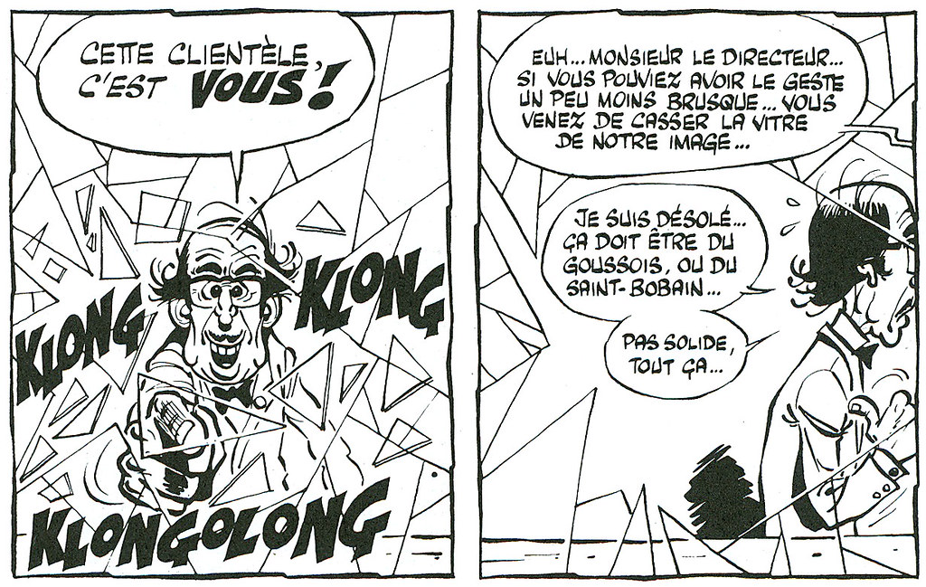 Un personnage de BD avec un geste impétueux - définition megadico