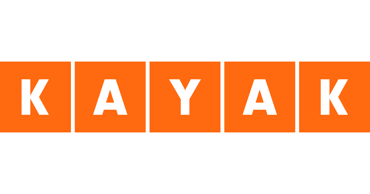logo kayak entreprise ecriture orange carré orange