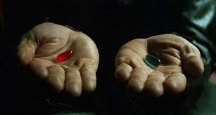 Pillue rouge et bleu : Film Matrix matrixé - Définition MegaDico