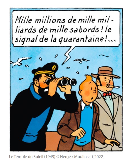 mille millions injures capitaine Haddock Tintin orthographe Megadico