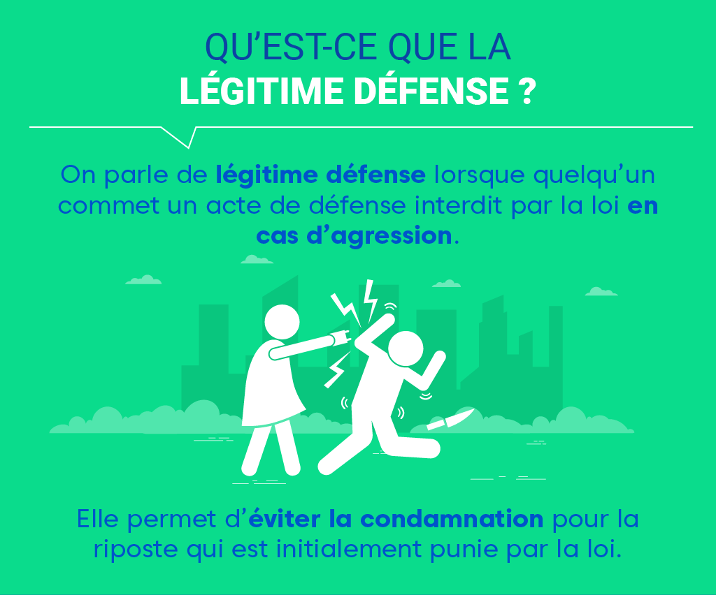 par défense légitime megadico définition